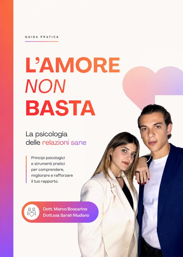 Copertina dell’ebook L’amore non basta di Marco Boscarino e Sarah Mudanò
